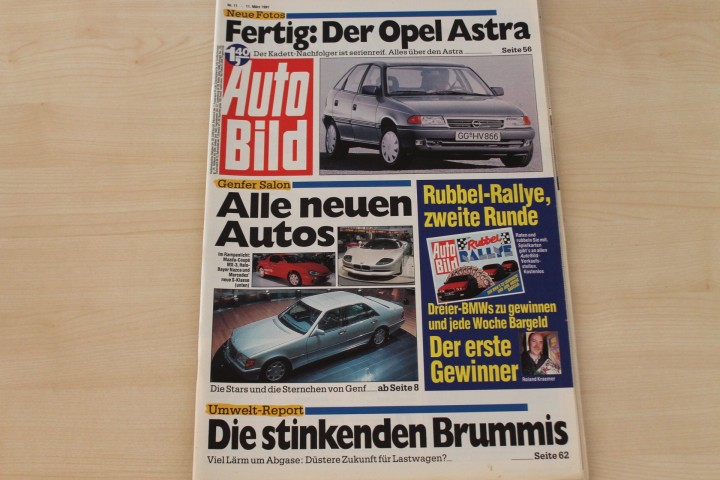 Deckblatt Auto Bild (11/1991)